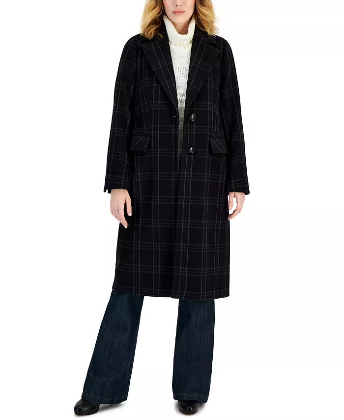 Women's Single-Breasted Wool Blend Coat, Created for Macy's | Macy's Canada