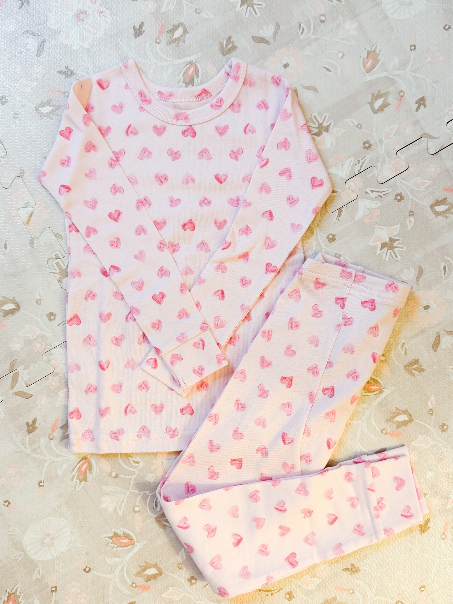 Heart pjs under $15! 

#LTKKids #LTKValentine #LTKBaby