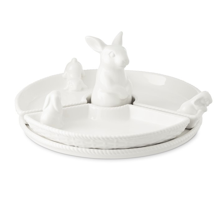 Sculptural Bunny Lazy Susan | Williams-Sonoma