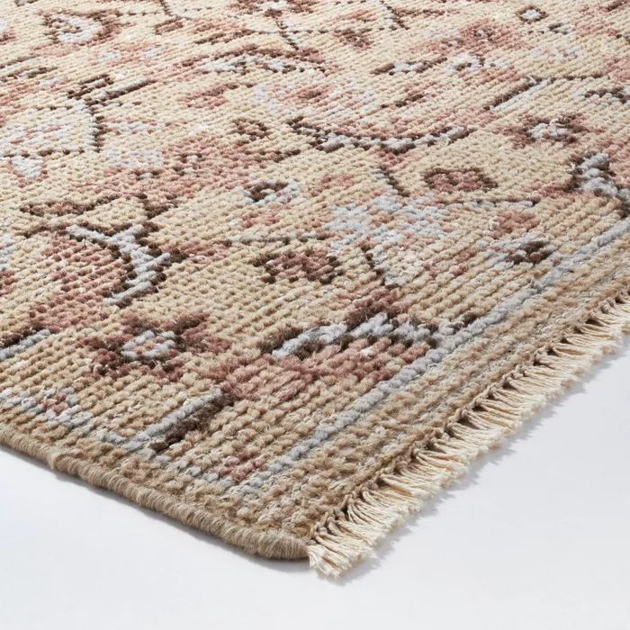 Rockland Hand Knotted Distressed Persian Style Rug Ivory - Threshold™ designed with Studio McGe... | Target