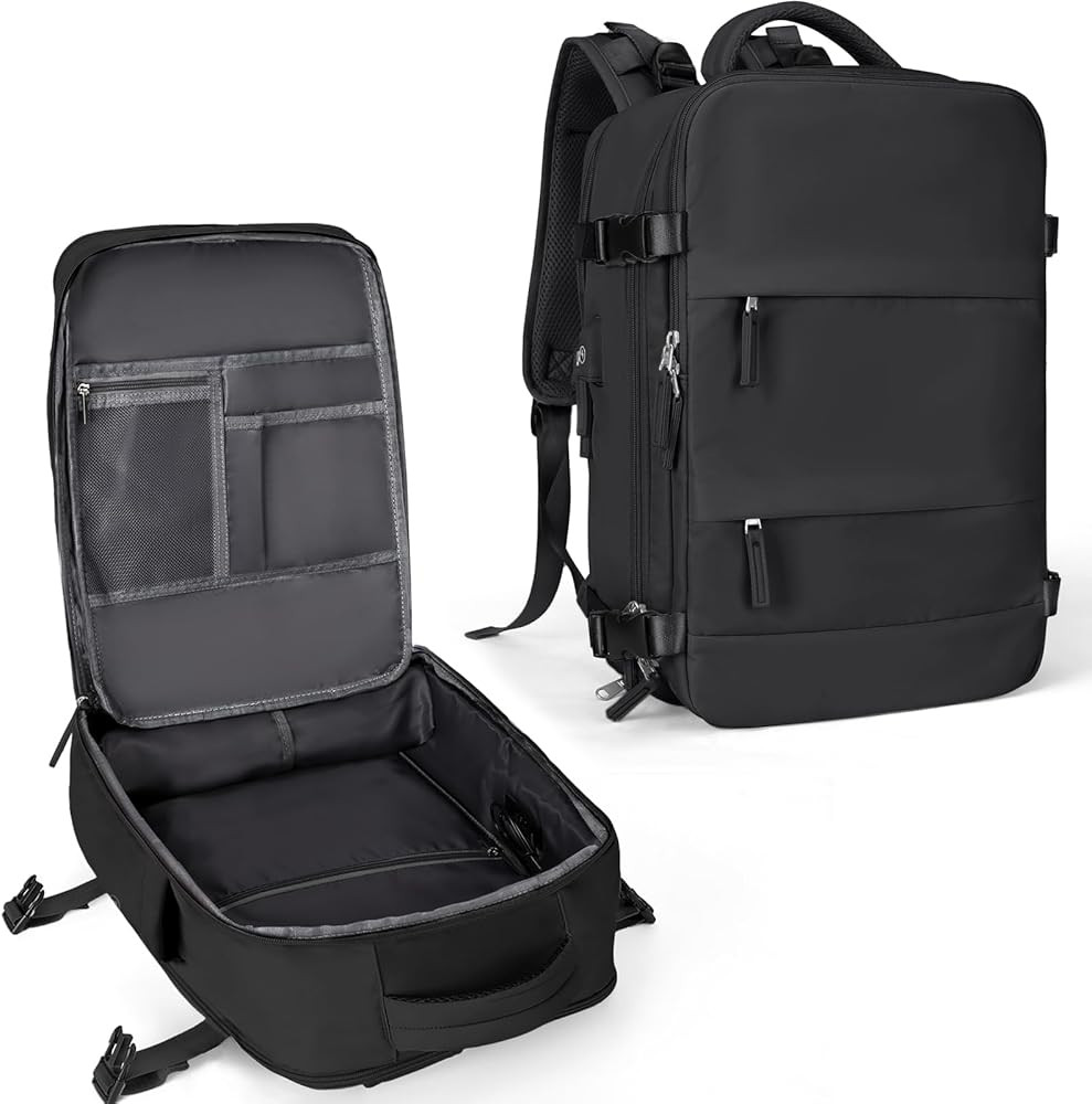 coowoz Large Travel Backpack For Women Men,Carry On Backpack Flight Approved,Hiking Backpack Wate... | Amazon (US)