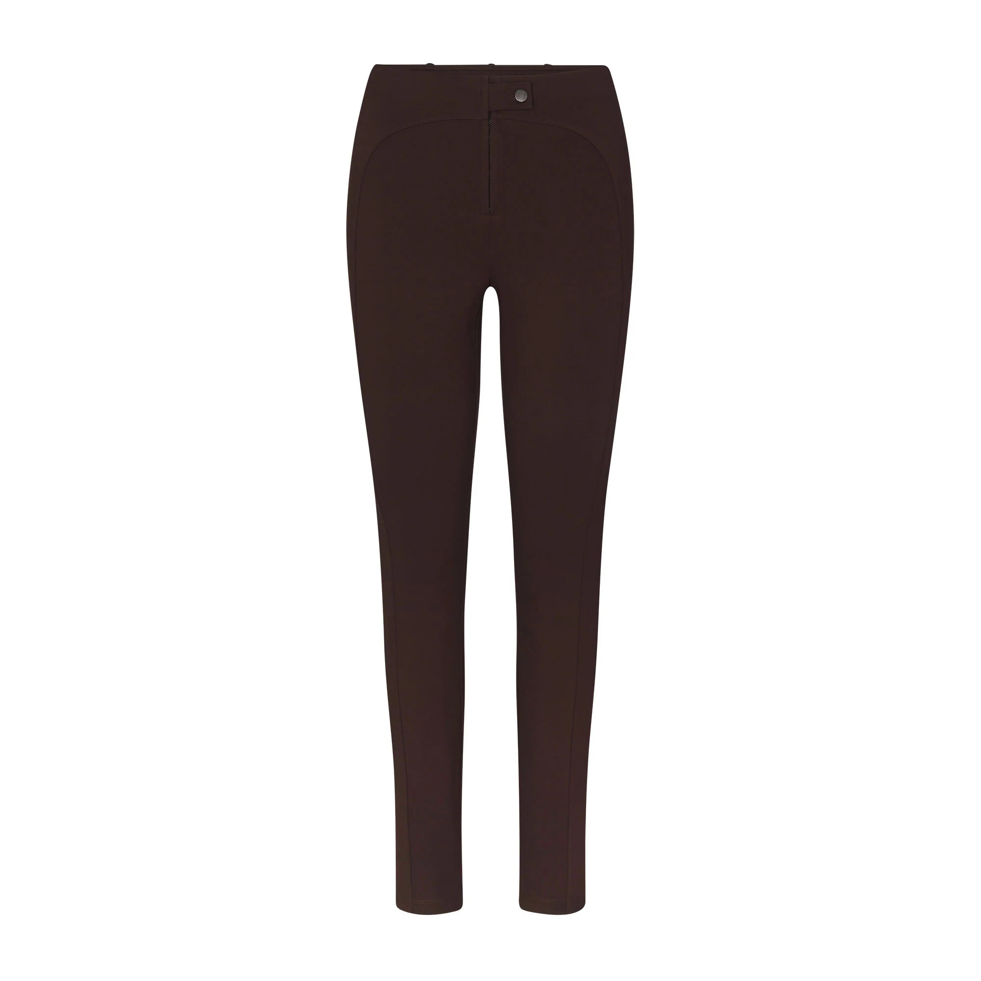 THE ESSENTIAL COLLECTION ZIP FRONT LEGGING | ESPRESSO | SKIMS | SKIMS (US)