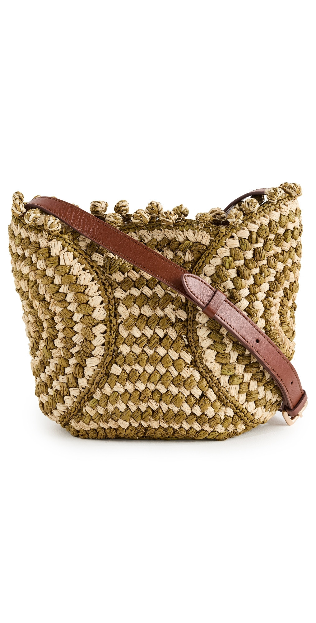 Vanessa Bruno Panier PM Bag Vert One Size | Shopbop