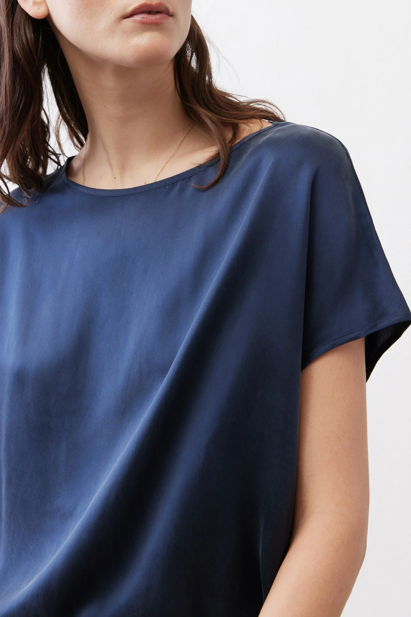 Almost A Tee Silk Blouse | Ruti