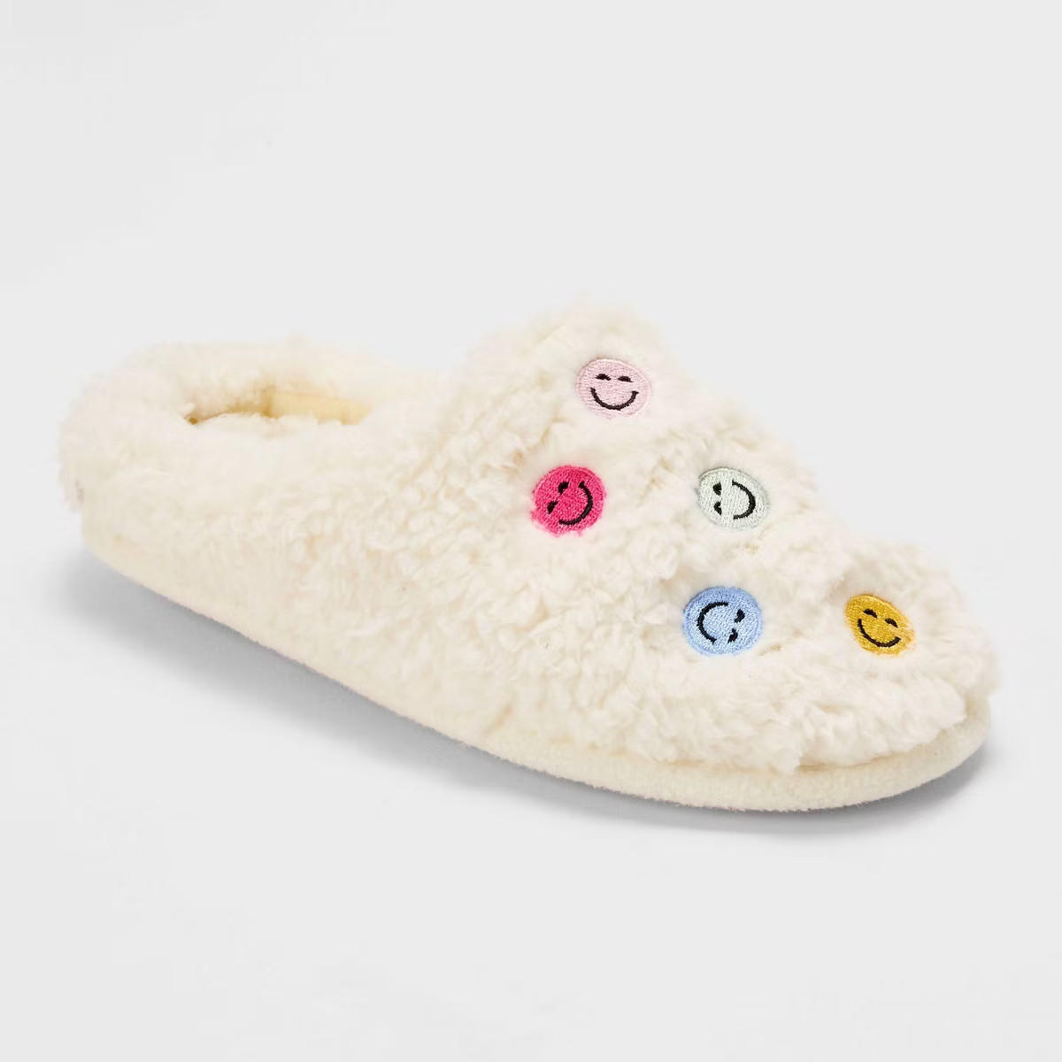 dluxe by dearfoams Women's Smiley Slide Slippers | Target