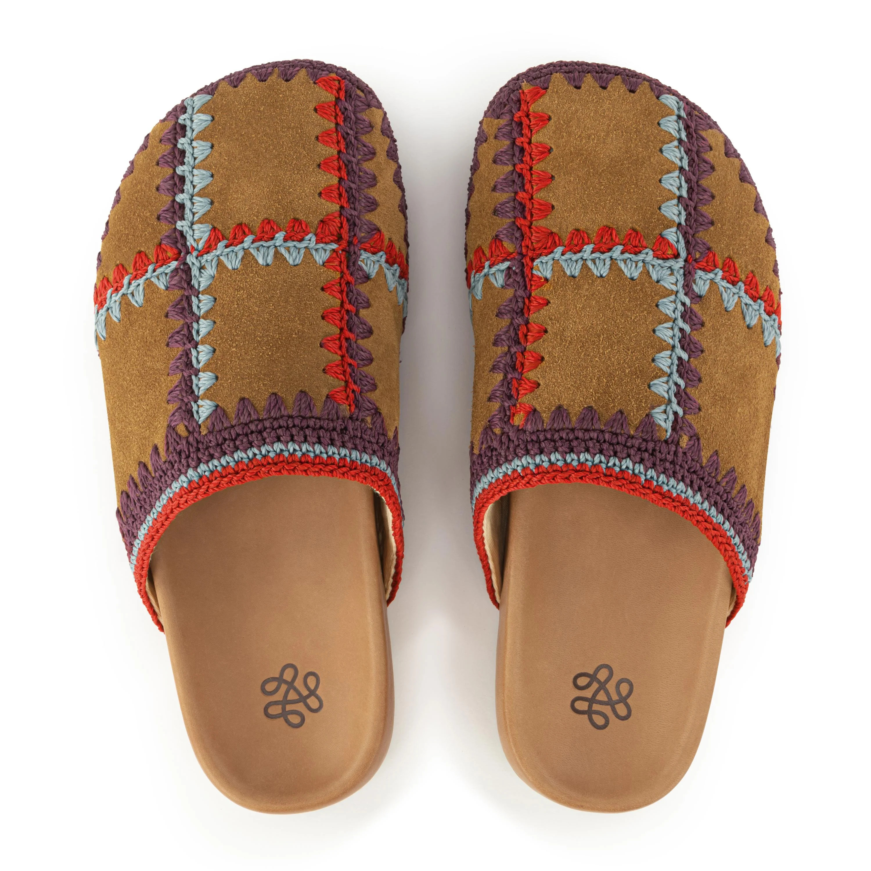 Bolinas Clog - Leather - Cedar Multi Patch | The Sak