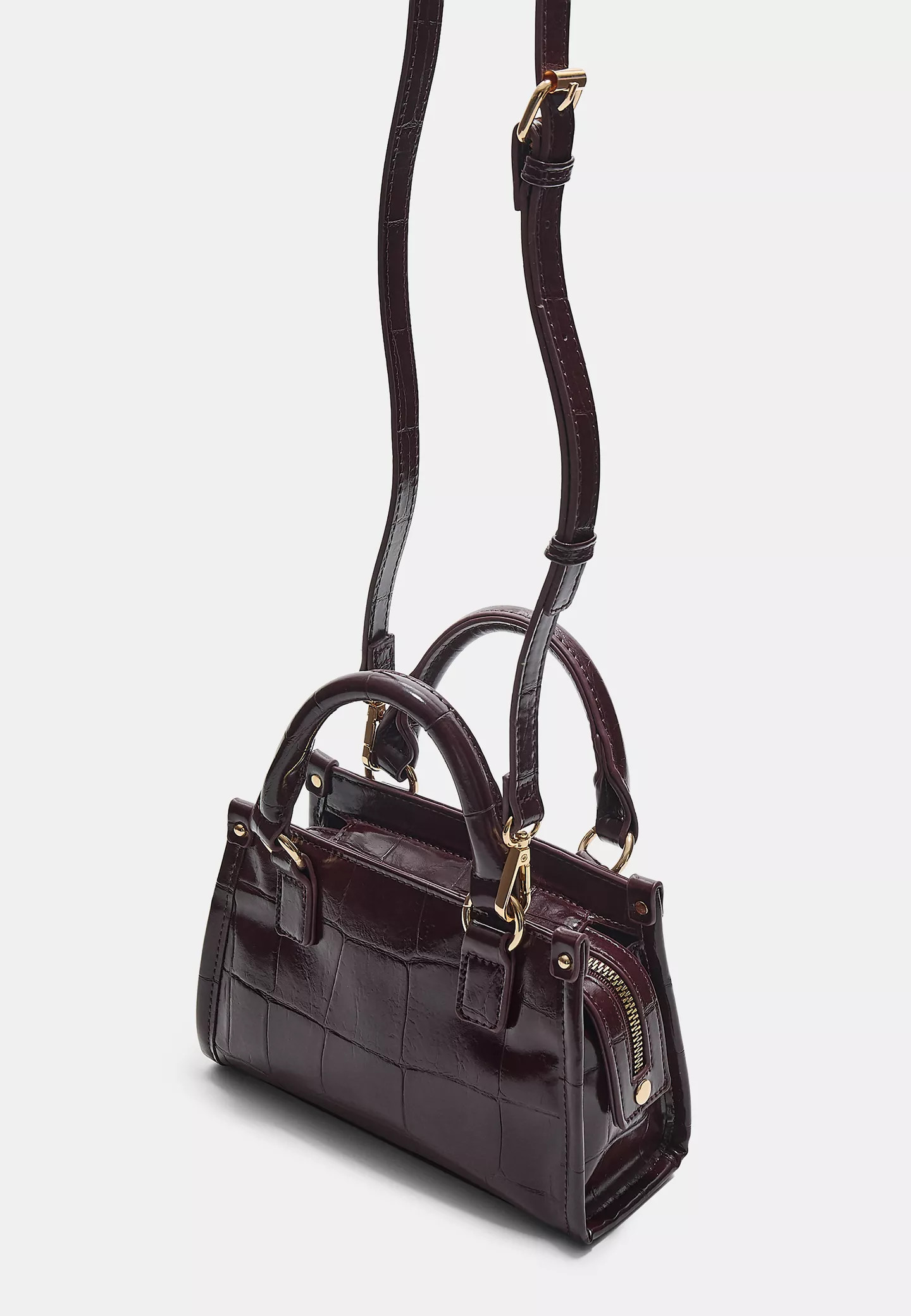 Mini-Umhängetasche in Krokooptik - Accessoires für Damen | Stradivarius Deutschland | Stradivarius DE