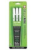 SAKURA - 37488 Gelly Roll Classic 08 (Medium Pt.) 3 Pack Pen, White | Amazon (US)