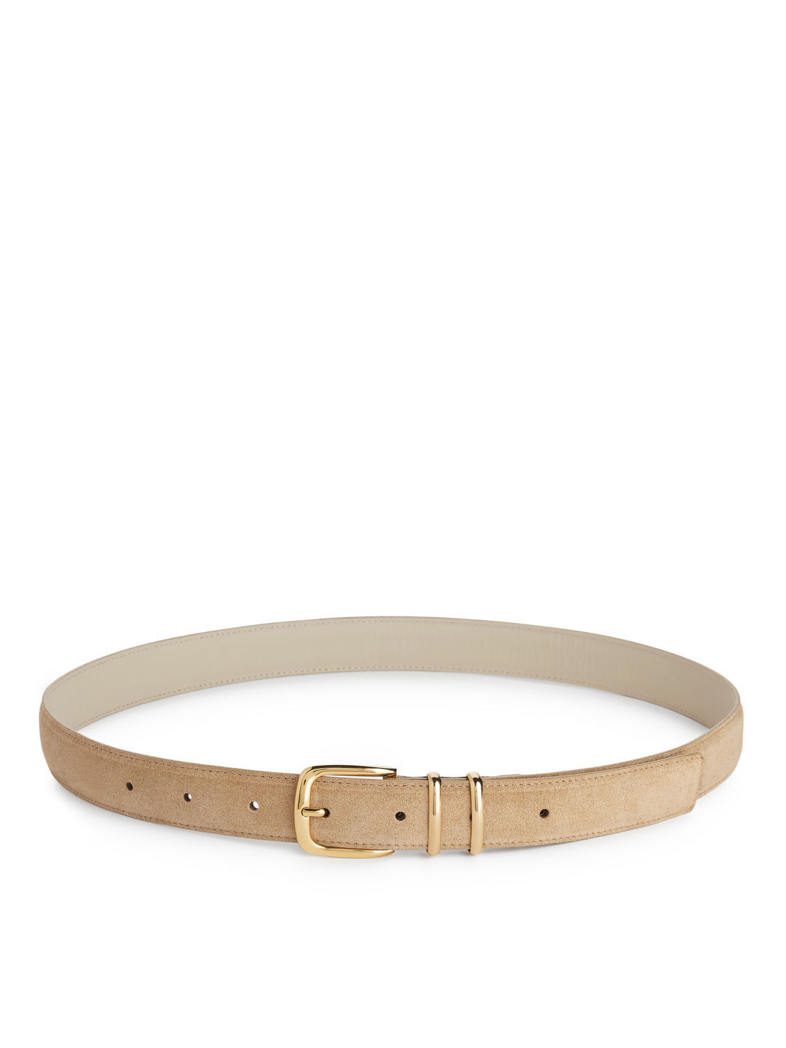 Suede Belt - Beige | ARKET (US&UK)