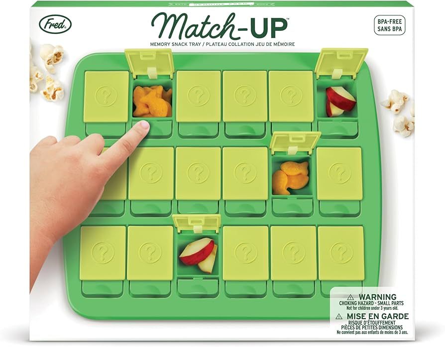 Genuine Fred, Match UP Memory Snack Tray Green Travel-Friendly Tray Measures 10 x 8.75 inches | Amazon (US)