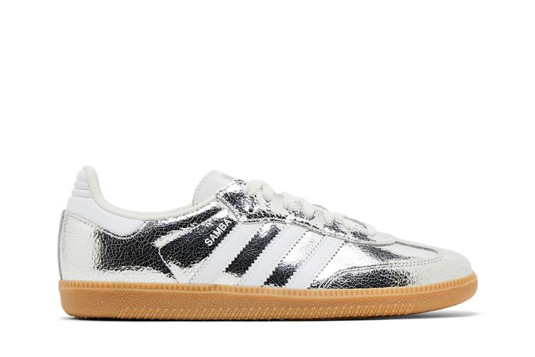 Buy Adidas Wmns Samba OG 'Cracked Metallic Pack - Silver' - JR0035 | GOAT | GOAT