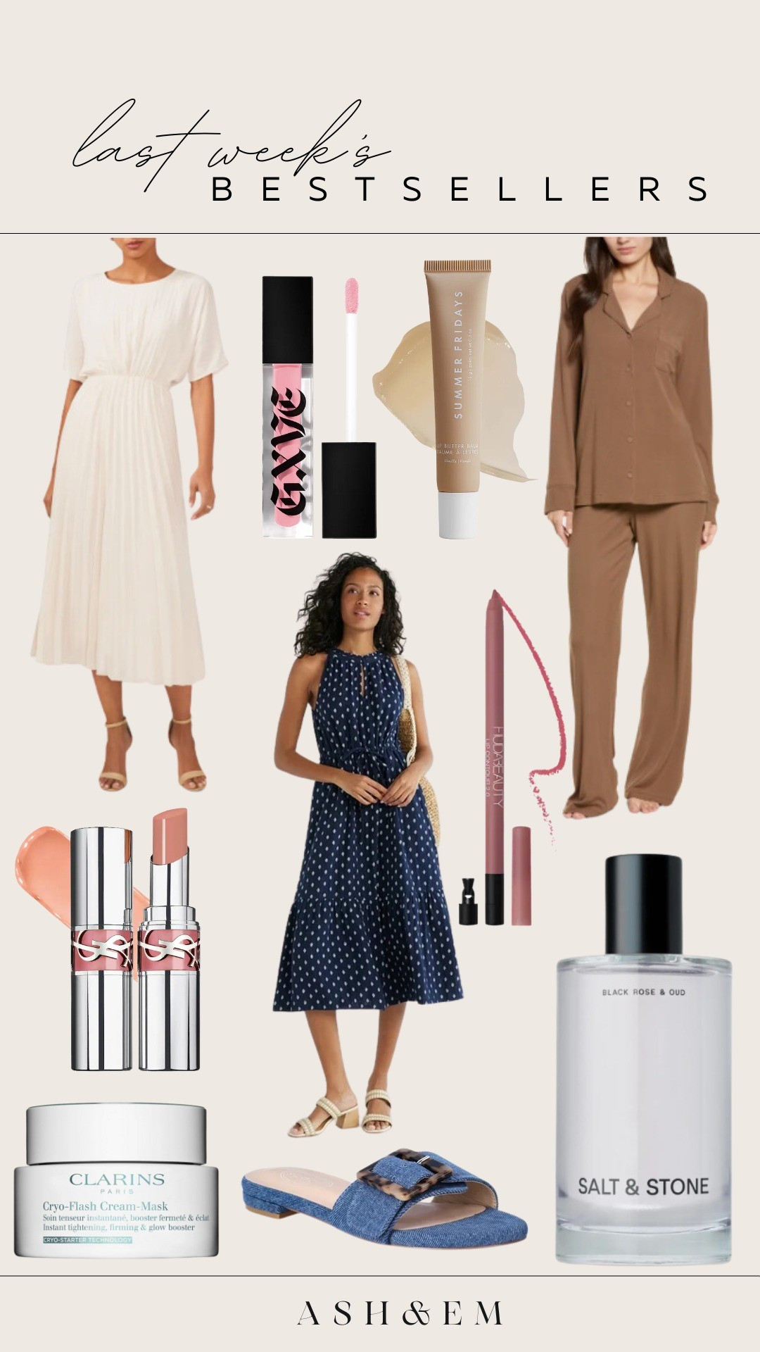 Last Week's Bestsellers - Skims Pajamas - Walmart Slides - Huda Beauty Lip Contour 

#LTKstyletip #LTKbeauty #LTKfindsunder50