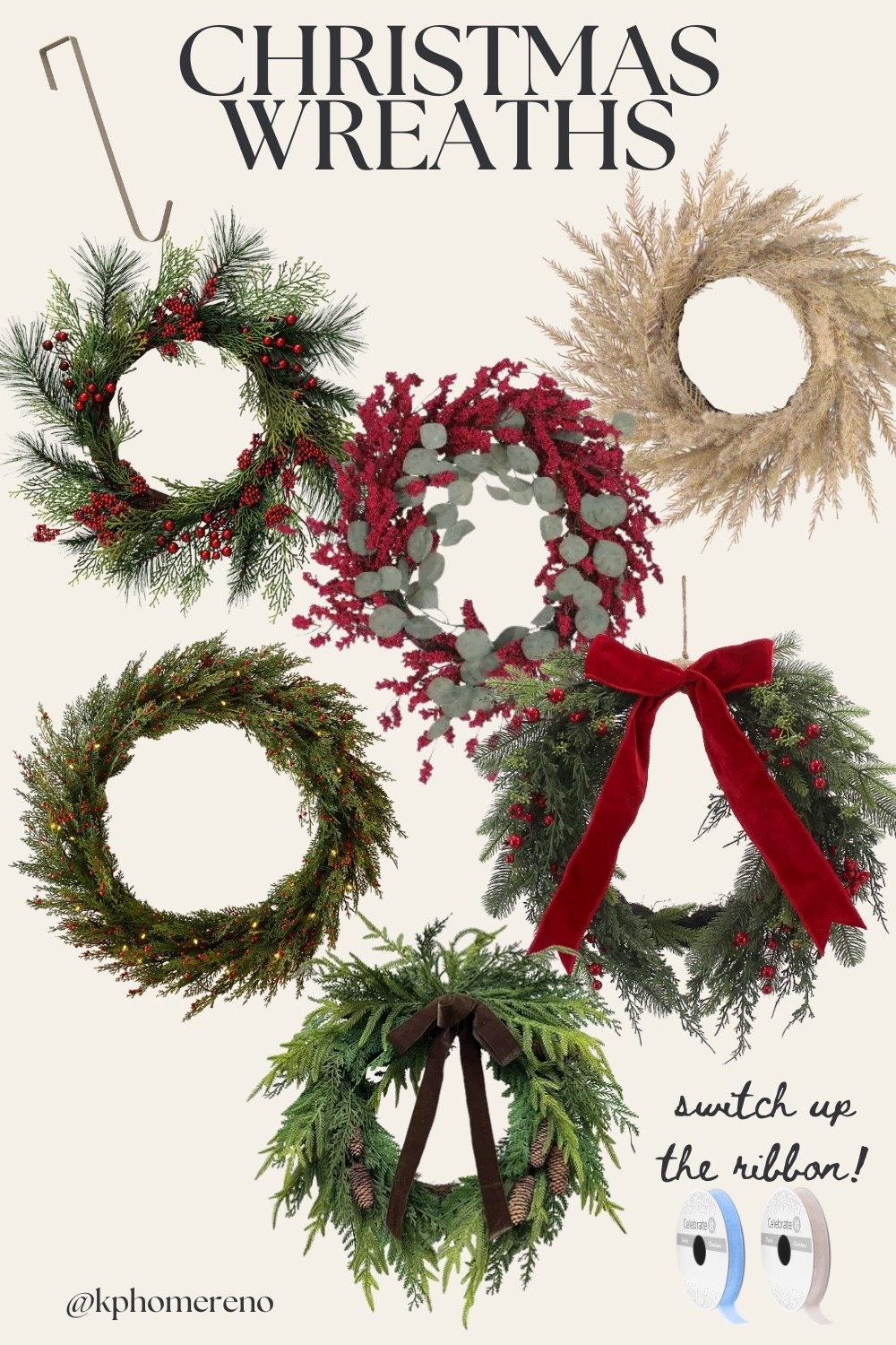 Christmas wreaths for every budget! 

#LTKSeasonal #LTKFindsUnder50 #LTKHome