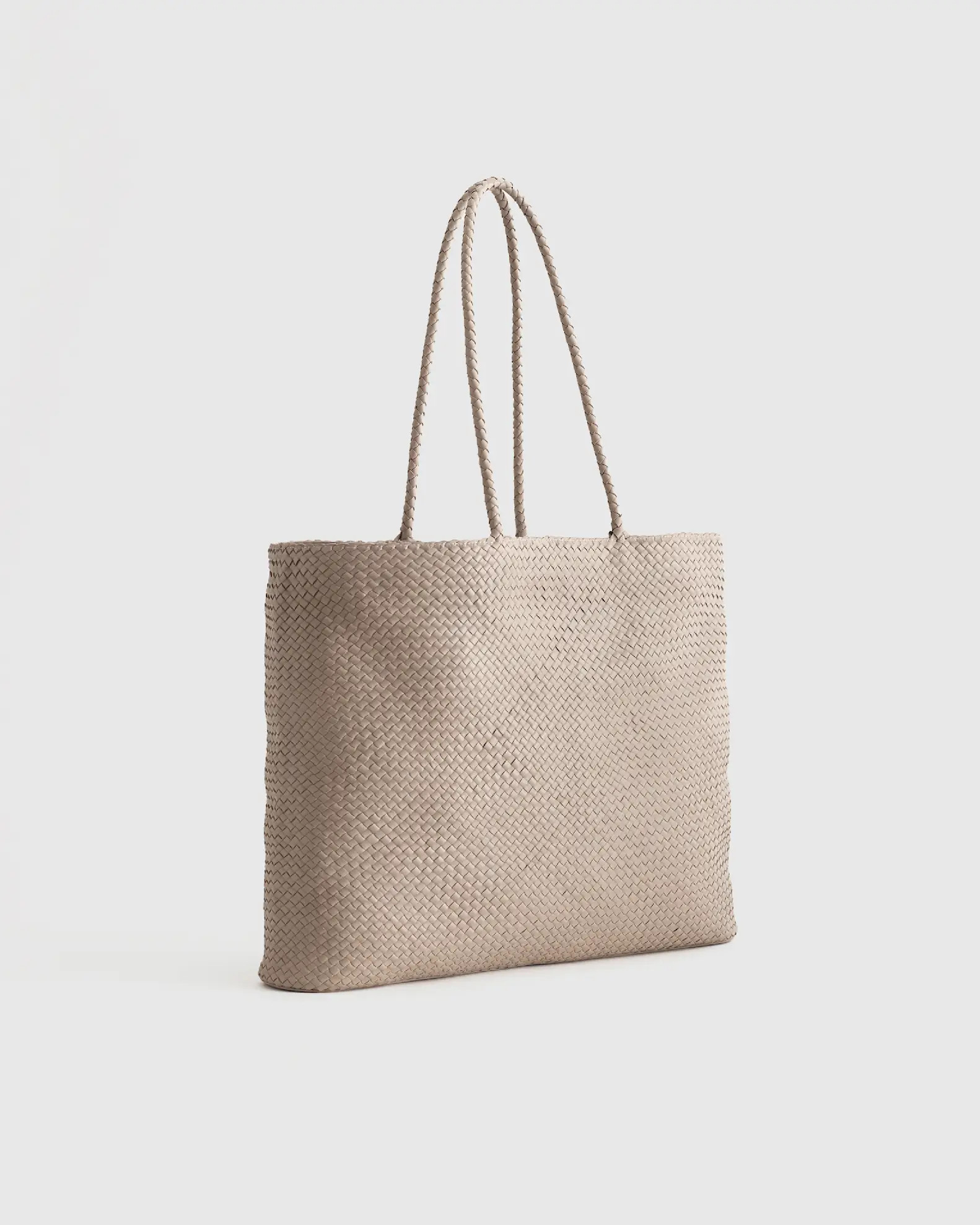 Italian Leather Handwoven Tote | Quince