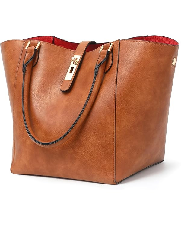 sqlp Large Work Tote Bag for Women Designer Purses and Handbags Big Bucket bags Womens Travel Sho... | Amazon (US)