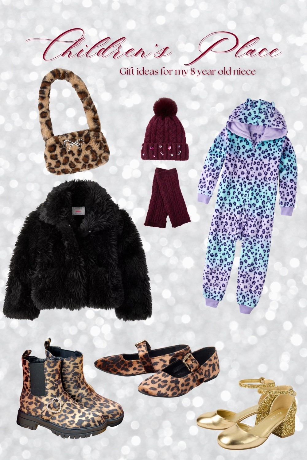 As the childless, cool aunt… it’s my job to buy my niece the things like the high heels her mom said maybe too or the faux fur jacket because I have one and she wants a new one. Also all the leopard print things because it’s her favorite color. 🤣