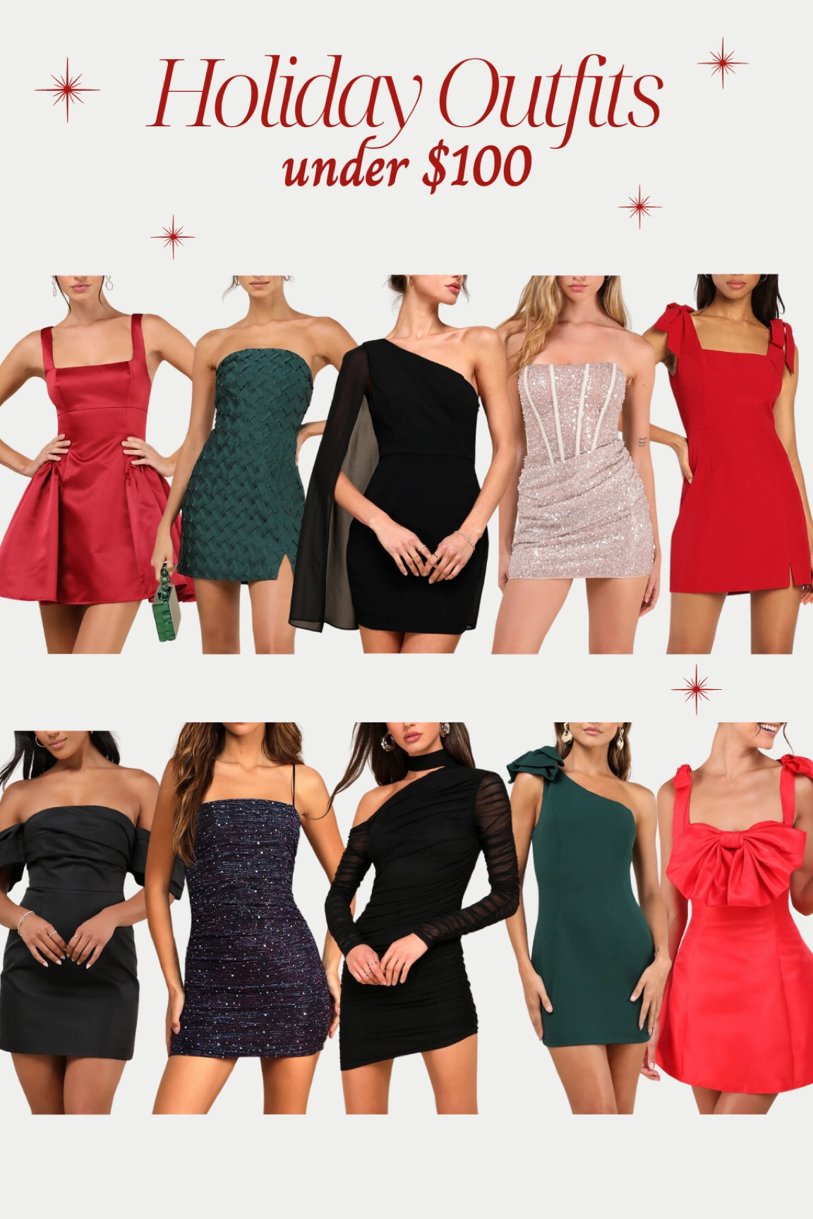 Holiday outfits under $100 🎄✨

#LTKSeasonal #LTKHoliday #LTKStyleTip