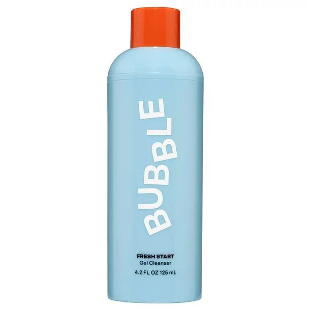 Bubble Skincare Fresh Start Gel Facial Cleanser, For All Skin Types, 4.2 fl oz | Walmart (US)