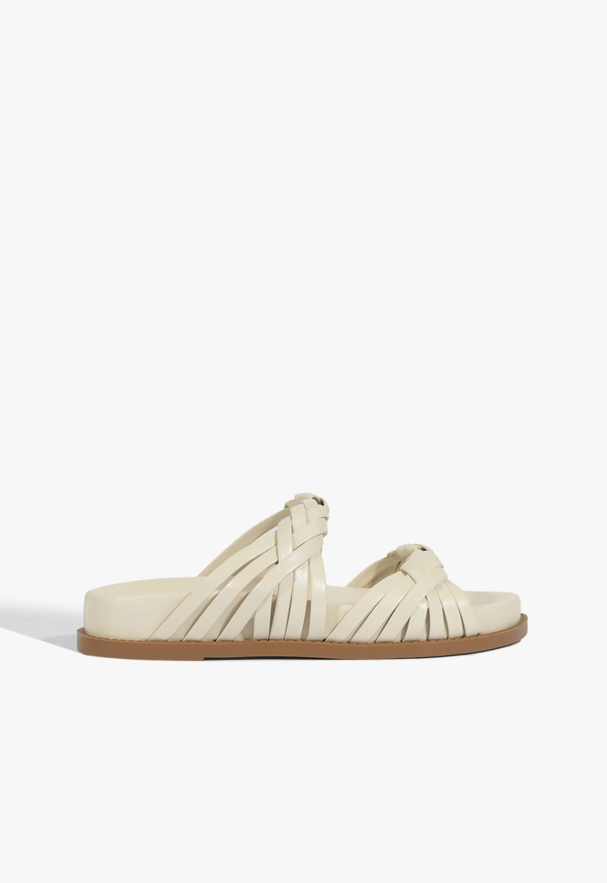 Tara White Low Flatform Heel Sandal | Schutz (US)
