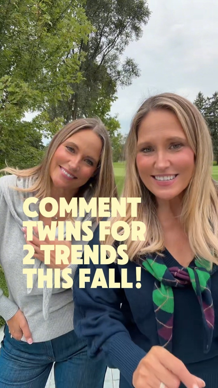 2 Trends this Fall
1. Knit scarf sweaters!
2. Argyle everything!

#LTKOver40 #LTKSeasonal