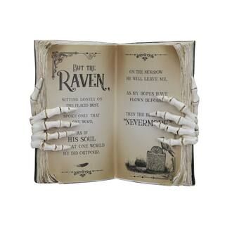 8.5" The Raven Book with Skeleton Hands Tabletop Accent by Ashland® | Michaels Stores