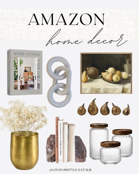 Amazon Home Decor Finds, brass vase, soapstone bookends, kitchen pear decor, wall art, marble decor, wall unit decor, classic style finds  


#LTKGiftGuide 

#LTKSeasonal #LTKFind #LTKhome #LTKU #LTKsalealert #LTKunder100 #LTKstyletip #LTKunder50 #LTKworkwear #LTKFind #LTKSeasonal #LTKfit #LTKsalealert #LTKwedding