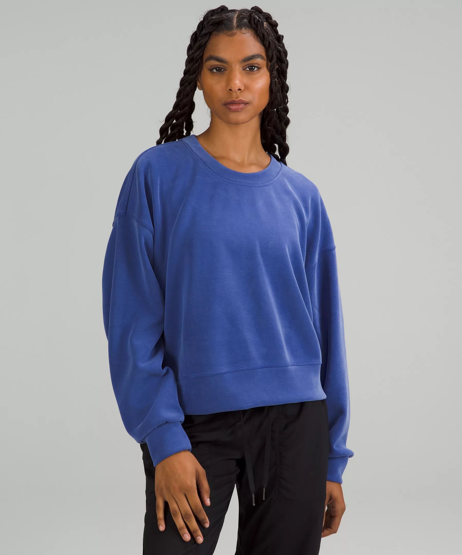 Softstreme Perfectly Oversized Cropped Crew | Women's Hoodies & Sweatshirts | lululemon | Lululemon (US)