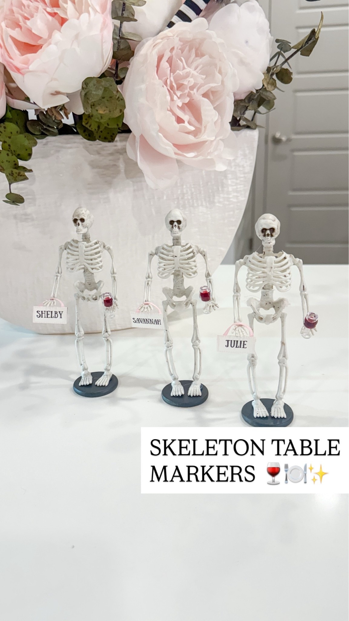 Links for the skeleton table markers! 

They unfortunately didn’t bring the exact skeletons back this year but I linked similar ones along with the rest of the supplies 

The good news is at least this version you can order online!

#LTKSeasonal #LTKHome #LTKfoodie