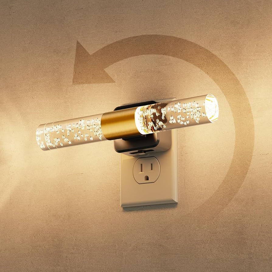 L LOHAS LED Night Light Rotating,[2 Pack] Night Lights Plug into Wall, Auto Light Sensor Nightlig... | Amazon (US)
