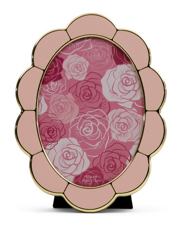 4x6 Metal Two Tone Daisy Tabletop Picture Frame | TJ Maxx