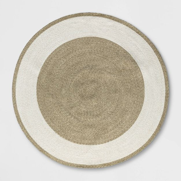 Round Outdoor Rug Neutral/Ivory - Threshold™ | Target