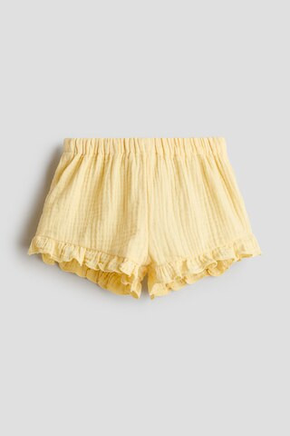 H & M - Cotton Muslin Shorts - Yellow | H&M (US + CA)