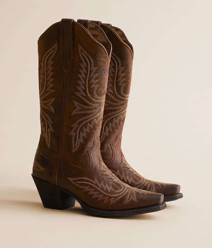 Round Up Collins Leather Western Boot | Buckle