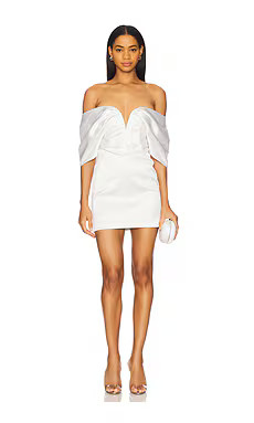 NBD The Ariya Mini Dress in Ivory from Revolve.com | Revolve Clothing (Global)