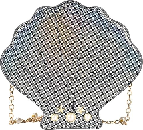 Qzunique Crab Shape Handbag with Crab Coin Purse Crossbody Bag Crayfish Shells Purse Detachable S... | Amazon (US)