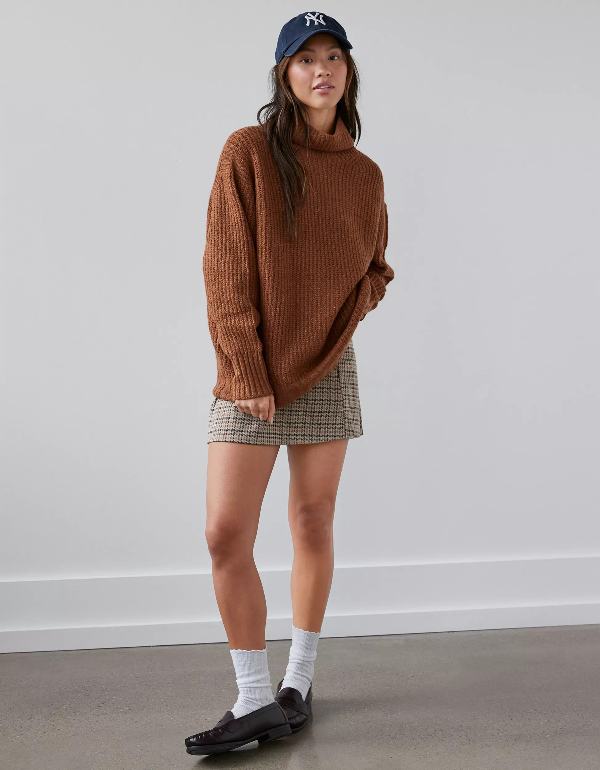 AE Whoa So Soft Mock Neck Sweater | American Eagle Outfitters (US & CA)