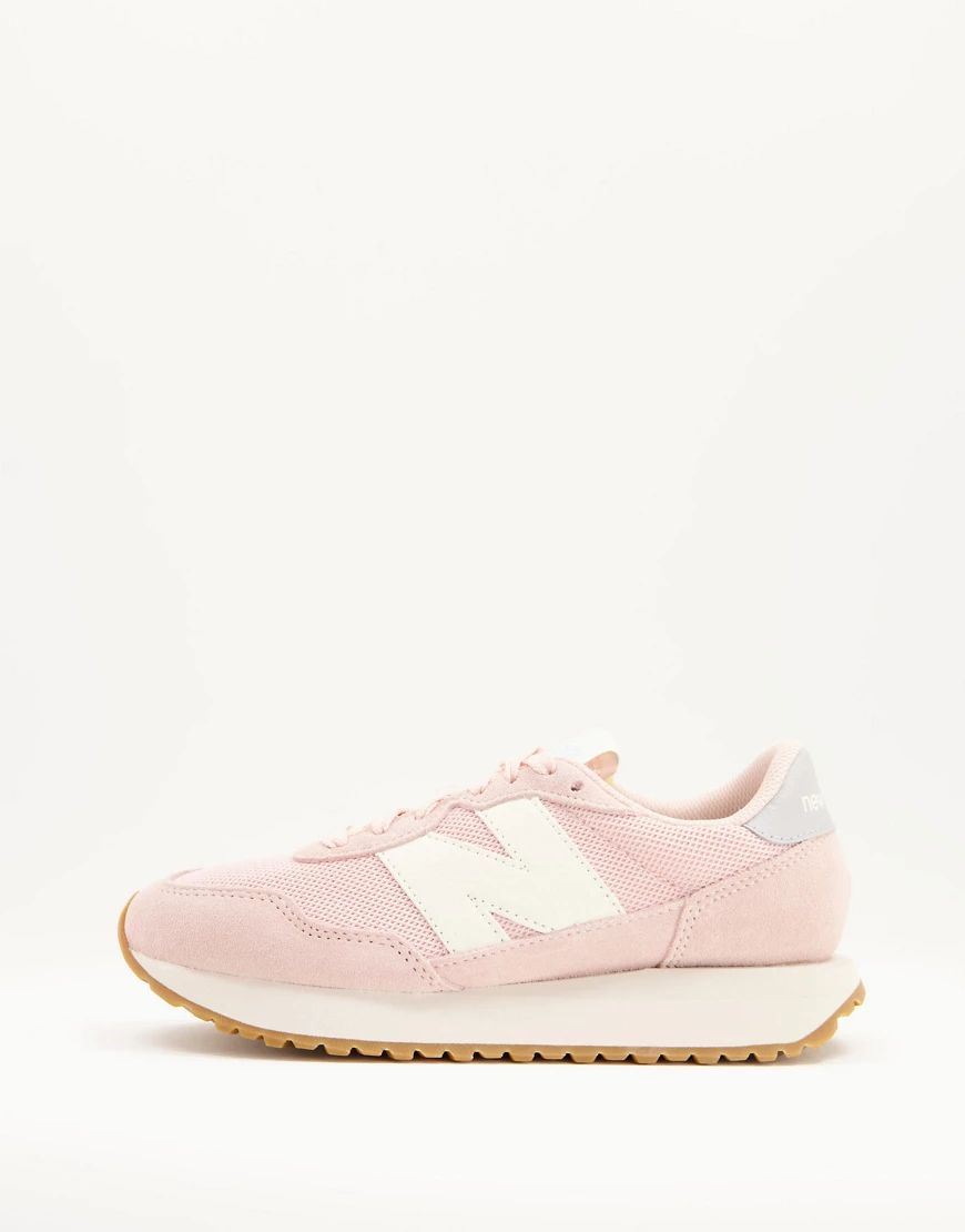 New Balance 237 mesh sneakers in pink and cream | ASOS (Global)