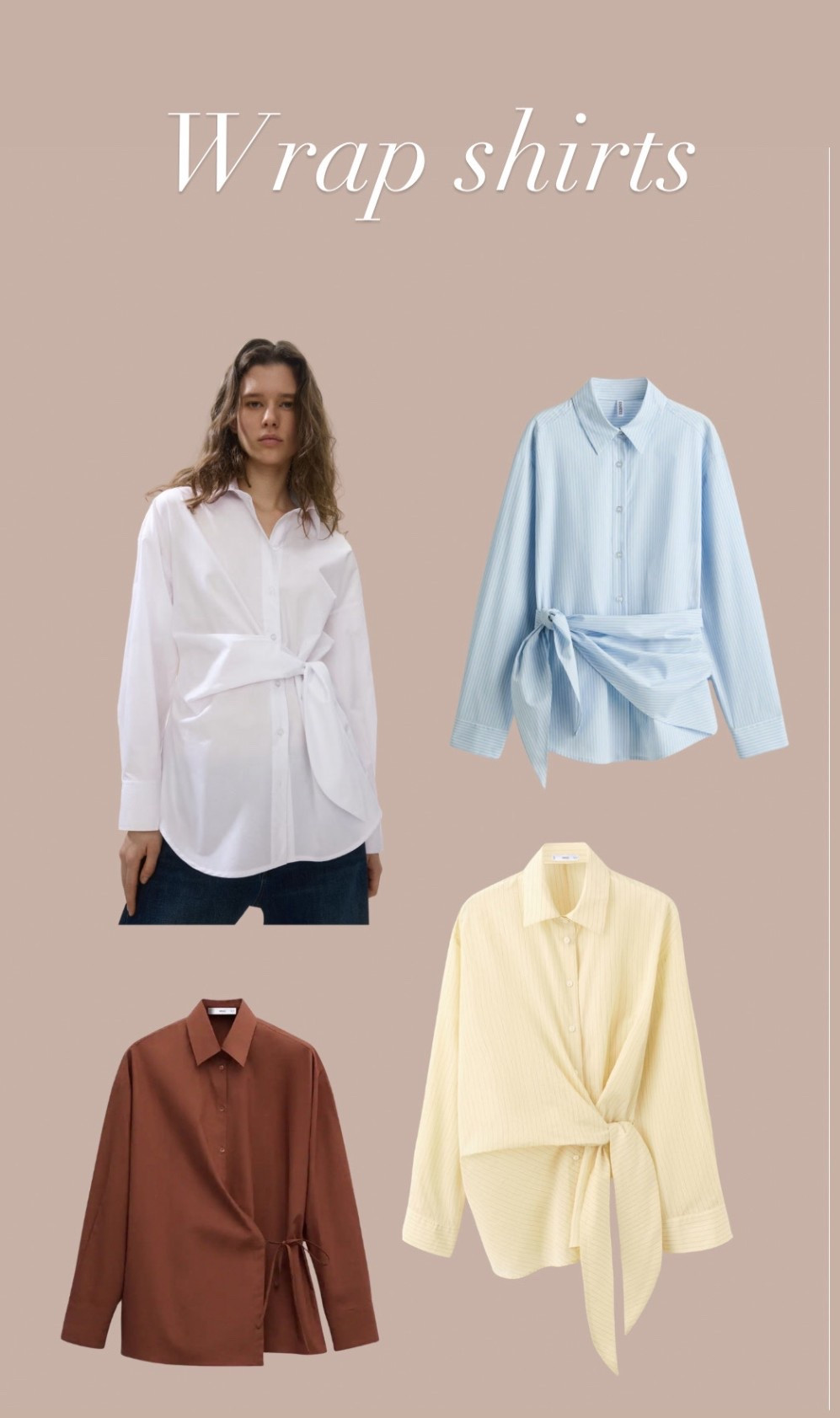 Wrap shirts are perfect for spring and pair beautifully with skirts or light-wash jeans. 

#LTKootd #LTKSpringSale #LTKSaleAlert