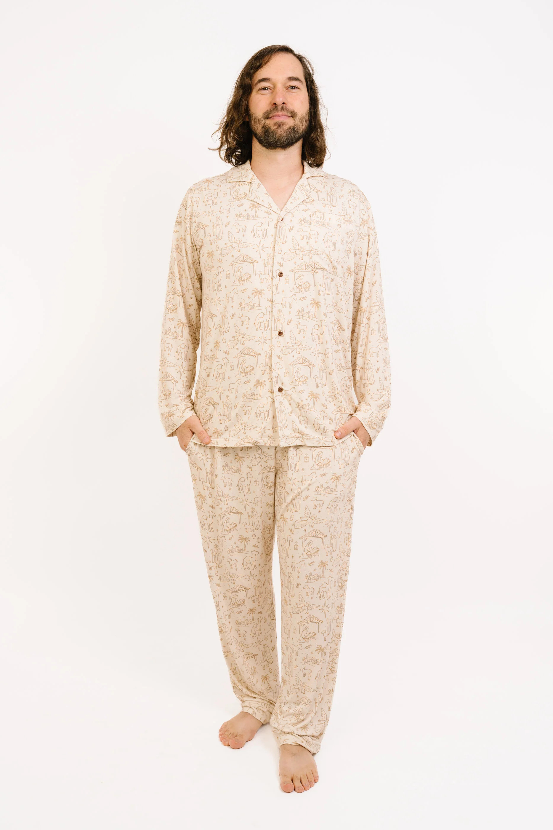 Nativity Men's Bamboo Pajama Set | Little One Shop Co