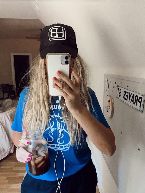 Favorite glass jars + my iPad and ESV audiobook bible 