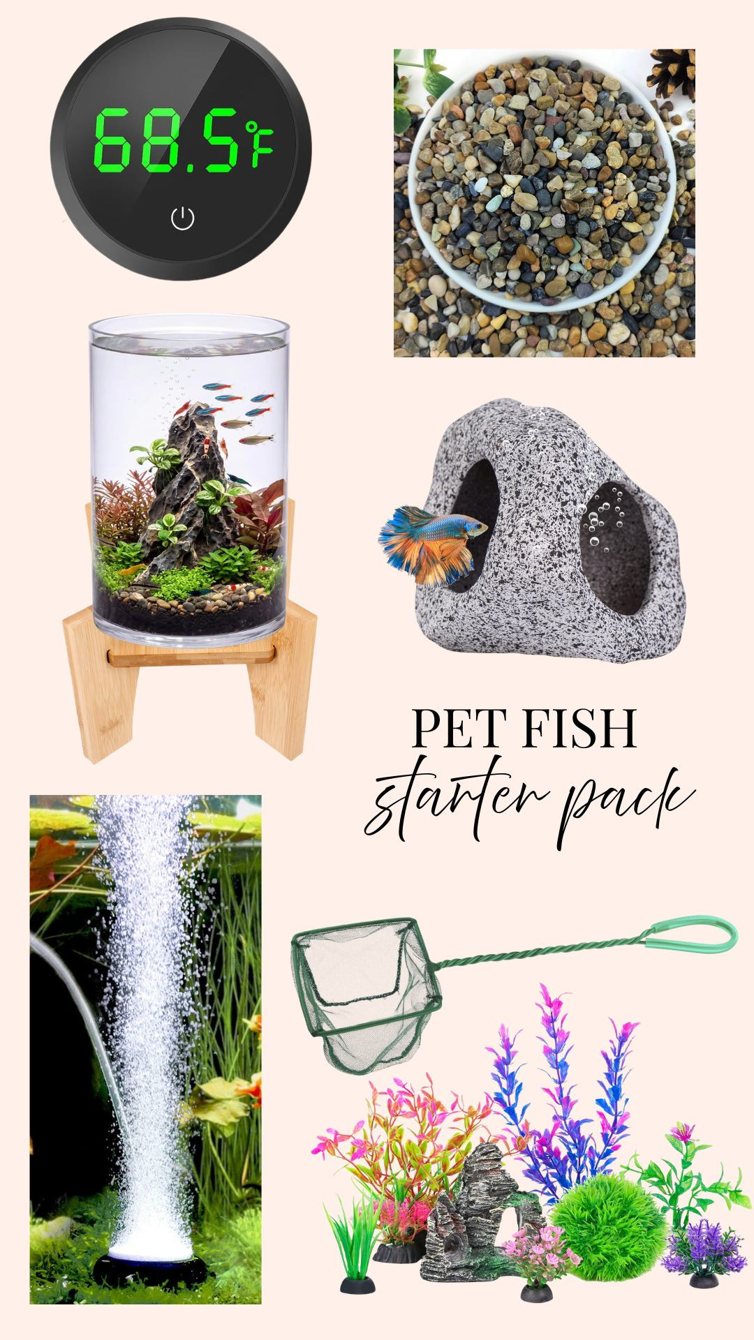 pov you bought a new fish 🐠 everything i found on amazon for my new fish to keep them happy & their tank clean 🫧


#LTK #PetFish #LTKPet #AmazonPet #PetFishAccessories  

 