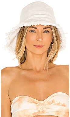Casa Clara Evan Bucket Hat in White from Revolve.com | Revolve Clothing (Global)