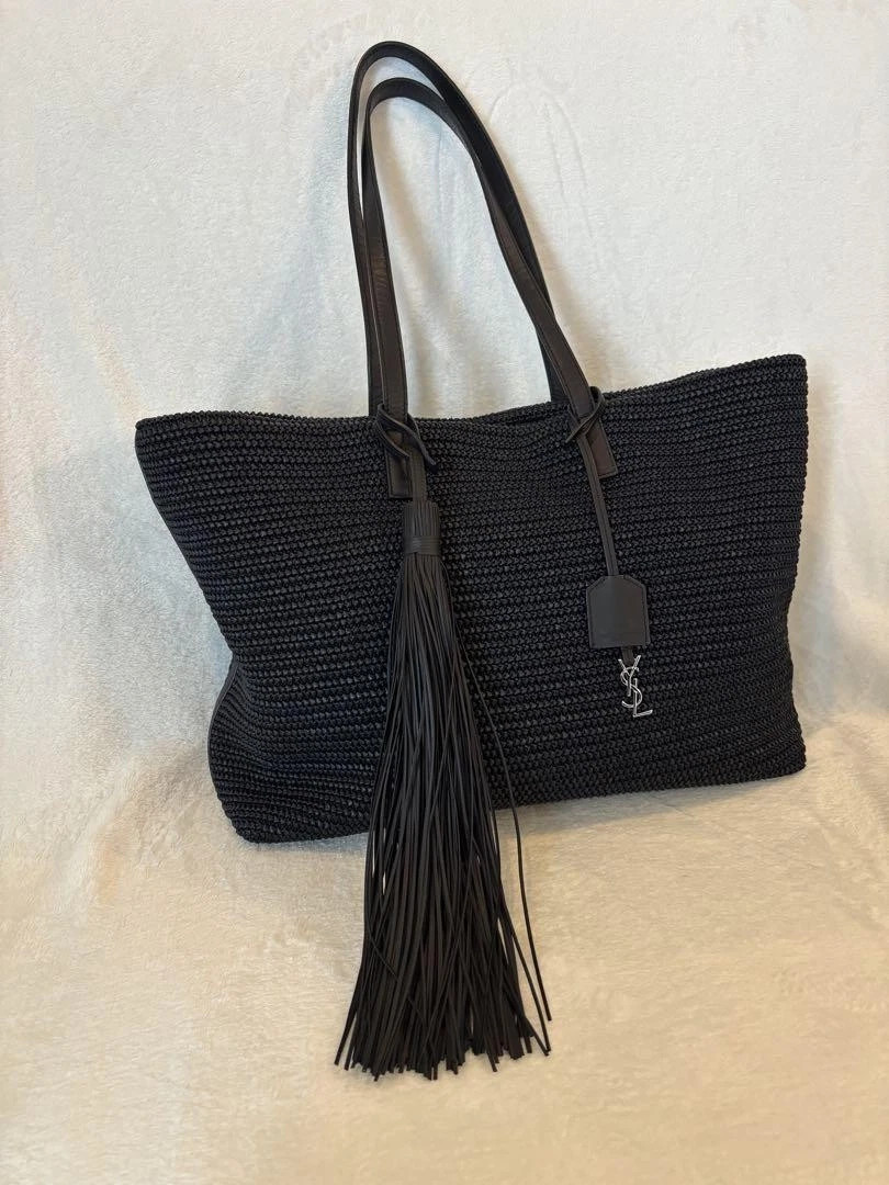 Yves Saint Laurent Basket Bag Black #PC9OR4 | eBay US