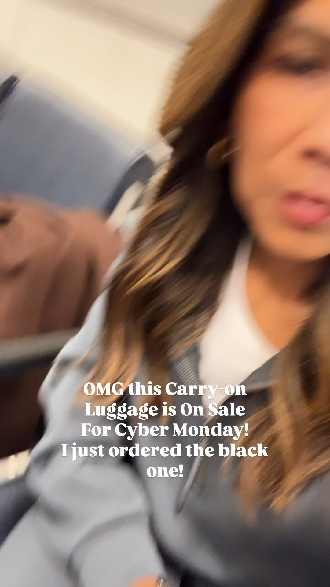 Just ordered!! 
Emily used this tan one to NYC and we both loved it!  I juts ordered the black one. On sale today only. High quality, expandable, lightweight, easy to roll, loooooove!  I have the regular carry-on. I liked other items on sale today only! 

#LTKCyberWeek #LTKGiftGuide #LTKHoliday