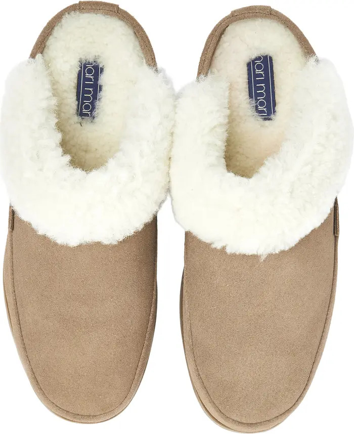hari mari Tia Genuine Shearling Lined Slipper (Women) | Nordstrom | Nordstrom
