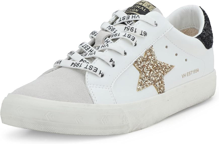 VINTAGE HAVANA Grande Women’s Fashion Sneakers | Star Tennis Shoes Womens | Low Top Slip On | W... | Amazon (US)