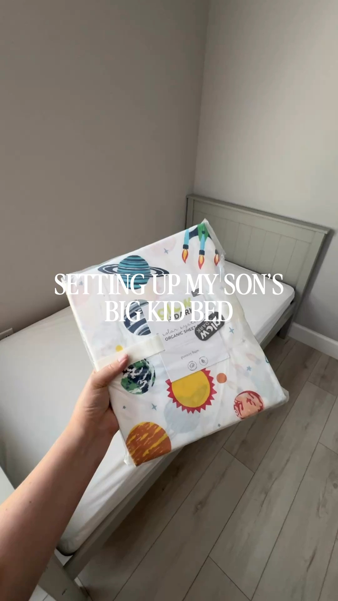 Our little astronaut officially has a big kid bed 🚀

We created a space-themed toddler room with cozy bedding, neutral decor, and a few fun rocket + planet details to make the transition from crib feel special.

Sharing everything from his space room setup — bedding, decor, and toddler bed essentials — in my LTK.

#ltkhome #ltkkids #toddlerroomdecor #spaceroom #rocketdecor #kidsroomideas #bigkidbed #boymomhome #neutralkidsdecor

#LTKmomlife #LTKKids #LTKHome