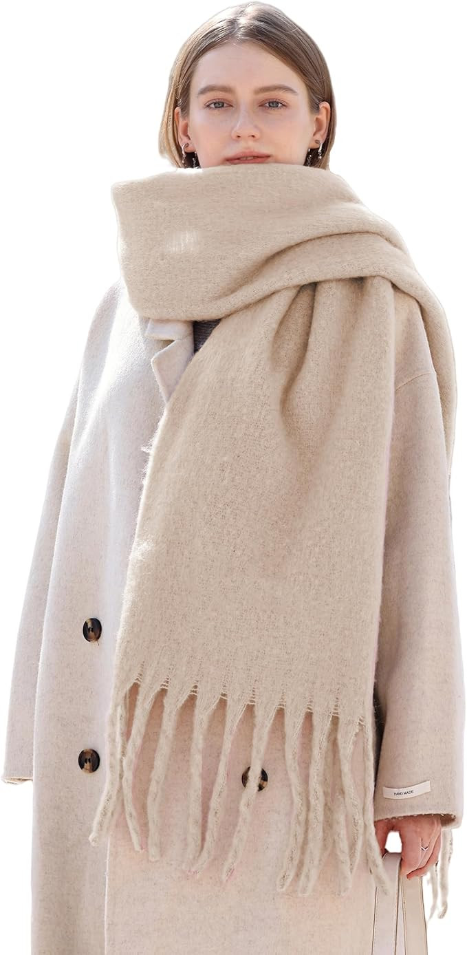 Wander Agio Winter Warm Scarf Long Pashmina Extra Large Shawls and Wraps for Women Large Blanket ... | Amazon (US)