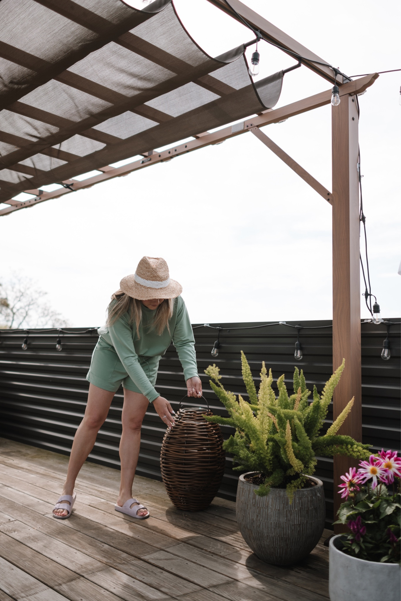 My outdoor SOLAR lanterns are currently 30% off for Target Circle Week! We got these last year and loved them — they automatically go on after sunset and give a nice little glow.

Also linking my matching set (also from last year so sizes are limited), my waterproof gardening sandals, and a similar packable straw sun hat.

#LTKSeasonal #LTKxTarget #LTKhome