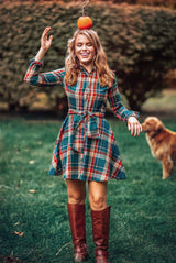 Woodstock Trail Flannel Dress | Kiel James Patrick